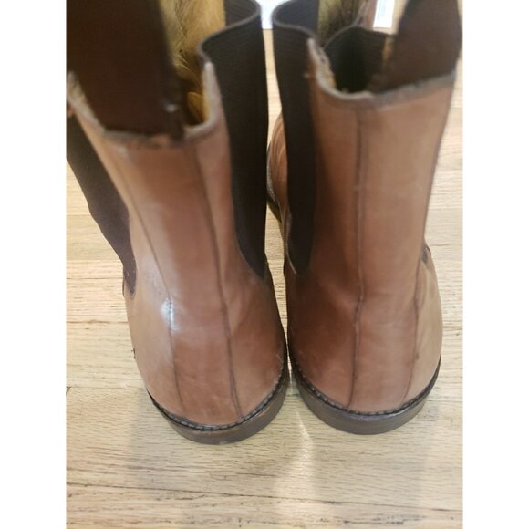 Polo Ralph Lauren Boots Chelsea Mens Brown Brogue Leather Italy 11 D - Picture 9 of 16